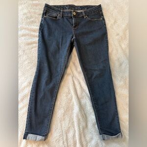 The Limited Blue Skinny Ankle Jeans Classic Fit